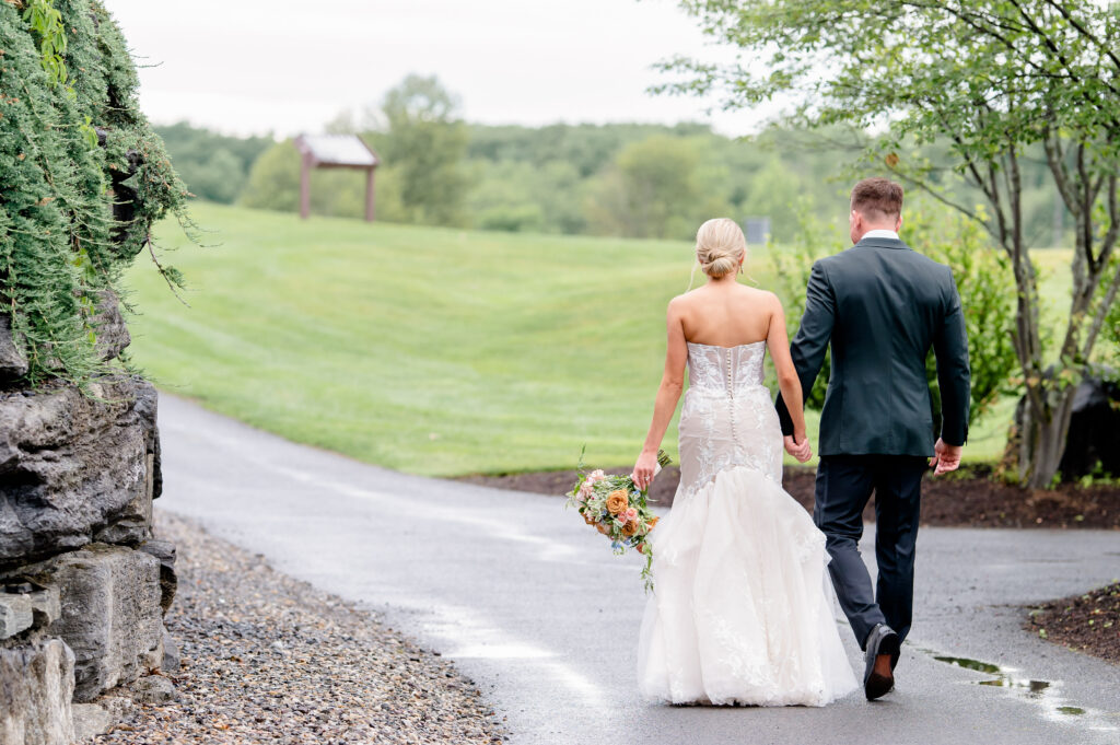 bride and groom walking shot inspiration

